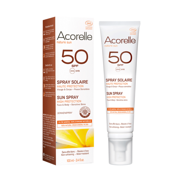 Spray Solaire SPF50 BIO Certifié 100ml